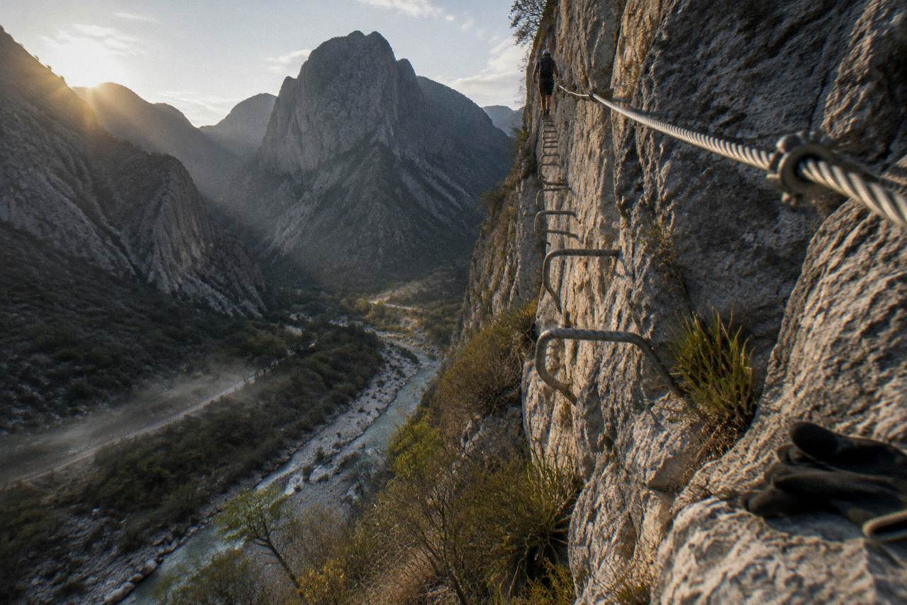 Via Ferrata, Ziplining